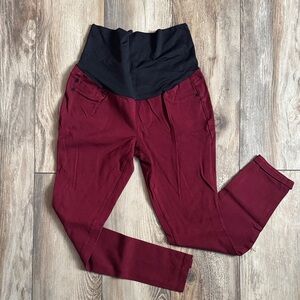 Liverpool Maternity Jeans - Burgundy
